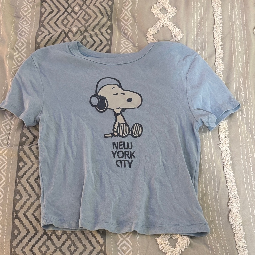 Blue Snoopy T-Shirt